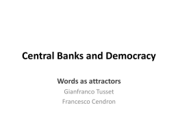 Central Banks and Democracy