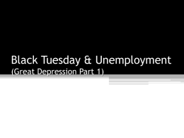 Black Tuesday (Great Depression Part 1)