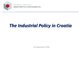 industrial development strategy of the republic of croatia 2014-2020