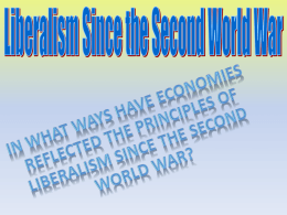 Liberalism since WWII-x