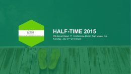HALF-TIME 2015