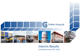2012 Interim Results