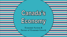 Canadas Economy power pointx
