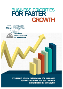 FOR FASTER GROWTH