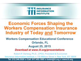 workerscomp-082515x - Insurance Information Institute