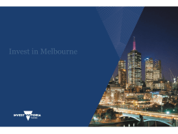 Why Melbourne for Investment? Presentation