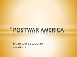 postwar america