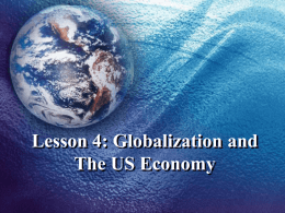 US Economy and Globalization