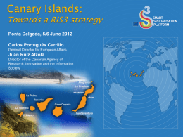 Presentation of Canary Islands (ES)