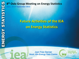Future Activities of the IEA