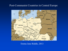 Central Europe PowerPoint Presentation