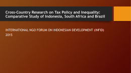 Comparative Study of Indonesia, South Africa and Brazil
