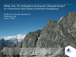Rutledge - An Institutional Real Estate Investment Perspectivex