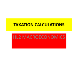 taxation calculations