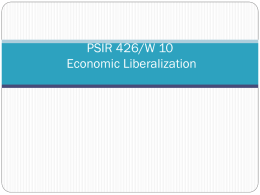 Economic Liberalization File