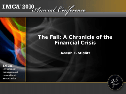 A Chronicle of the Financial Crisis