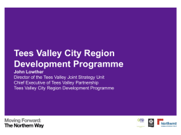 Tees Valley City Region Development Programme