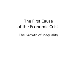 The Growth of Inequality