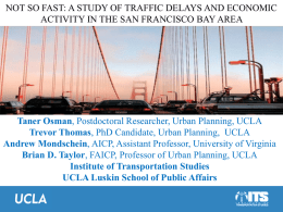 Does Traffic Congestion Influence the Location of New Business