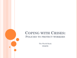 Coping with the Crisis: Policies to protect workers