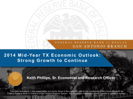 Dr. Keith Phillip`s Report : 2014 Mid