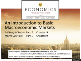 An Introduction to Basic Macroeconomic Markets (15th ed.)