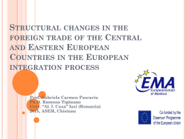 Structural Changes in the Foreign Trade of Central and Eastern