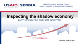 Inspecting the shadow economy - presentation
