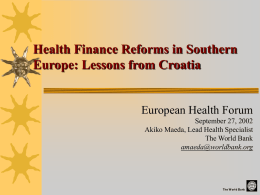 Akiko Maeda - European Health Forum Gastein