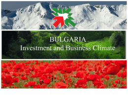 PowerPoint - Invest Bulgaria Agency