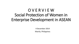 Social Protection of Women in Enterprise Development