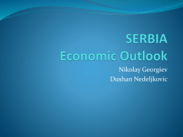 SERBIA Economic Outlook