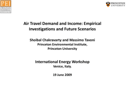 “Air travel demand and income: empirical investigation and future