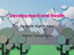 Development - Penicuik High School