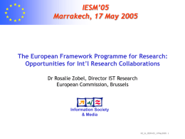 More than 20 years of Framework Programme research