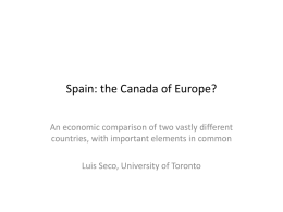 Spain: The Canada of Europe?