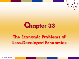 The Economic Problems of Less