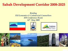 Sabah Development Corridor 2008-2025