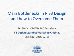 bottlenecks in RIS3 design and how to overcome them