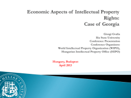 Economic Aspects of Intellectual Property Rights