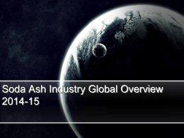 Soda Ash Industry Global Overview 2014-15