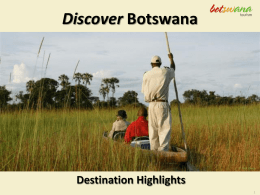Botswana Tourism Presentation