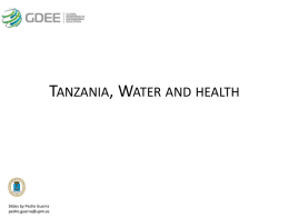 Tanzania, Water and health