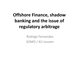Offshore Finance and the Netherlands