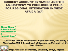 Current Account Dynamics and the Adjustment to