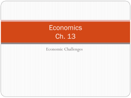 Economics Ch. 13