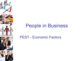 Task 1 PEST Factors - Economic - School