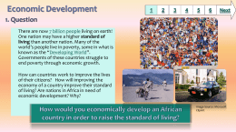 Africa: Economic Development - Baltimore County Public Schools