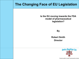 The Changing Face of EU Legislation