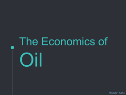 The Economics of Crude Oil